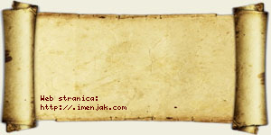 Danica Pejaković vizit kartica